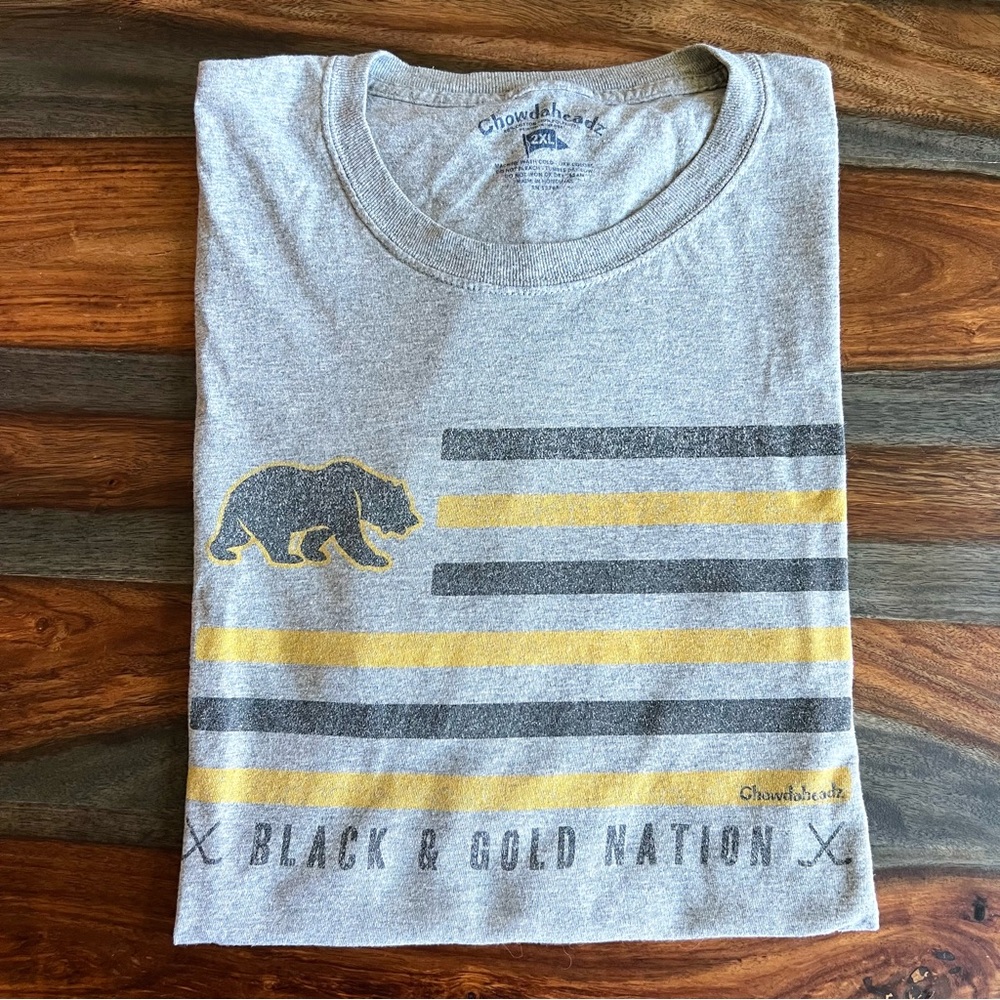 CHOWDAHEADZ Black & Gold Nation T-Shirt